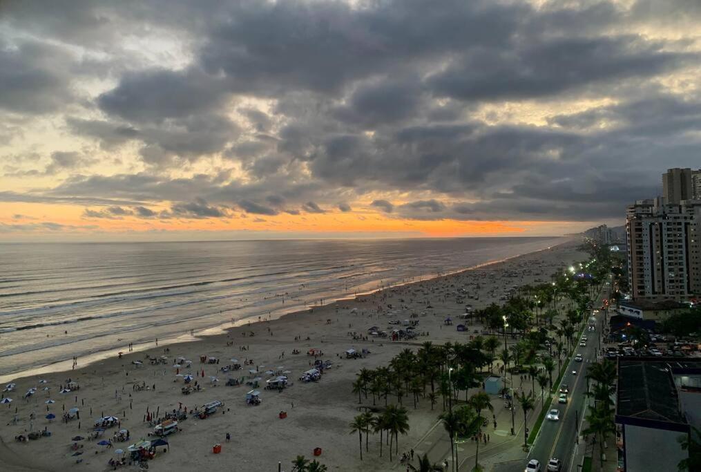 Apto 11O Vista Total Para O Mar Praia Grande Dış mekan fotoğraf